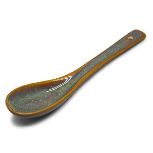 Thìa Canh Cán Dài Sen - Men 0037