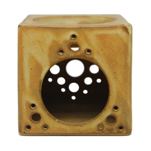 Đốt Tinh Dầu Vuông - Men 0077 Sành